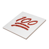 Glitzer 100 Emoji Fliese (Seite)