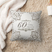 Glitzer 60. Hochzeitstag-Donnerkissen Kissen (Decke)