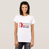 Glitzer-Abstimmung hillary T-Shirt (Vorne ganz)