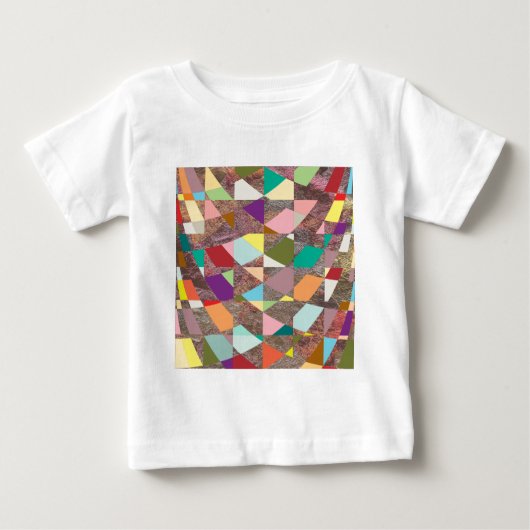 Glitzer abstrakt Colors Baby T-shirt (Vorderseite)