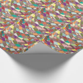 Glitzer abstrakt Colors Geschenkpapier (Ecke)