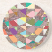 Glitzer abstrakt Colors Getränkeuntersetzer (Vorne)