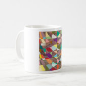Glitzer abstrakt Colors Kaffeetasse (Vorderseite Links)