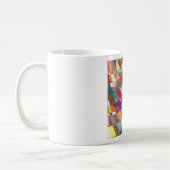 Glitzer abstrakt Colors Kaffeetasse (Links)