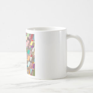 Glitzer abstrakt Colors Kaffeetasse