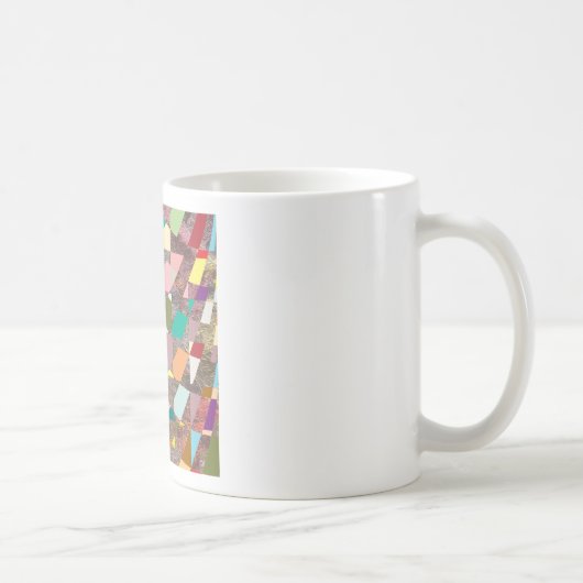 Glitzer abstrakt Colors Kaffeetasse (Rechts)