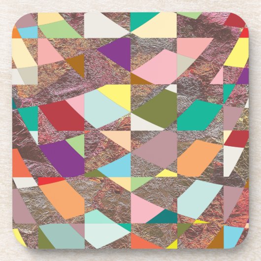 Glitzer abstrakt Colors Untersetzer (Vorderseite)