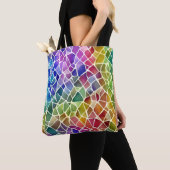 Glitzer Abstrakt Geometrisches Oktagon Tasche (Von Nahem)
