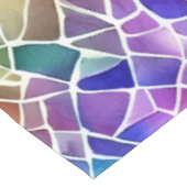 Glitzer Abstrakt Geometrisches Oktagon Tischdecke (Schrägansicht)