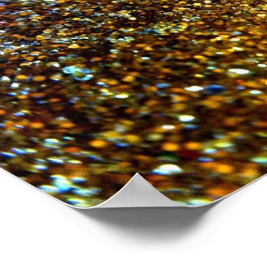 Glitzer /Abstrakt Poster (Ecke)
