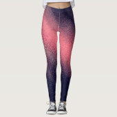 Glitzer Abstraktes Muster Leggings (Vorderseite)