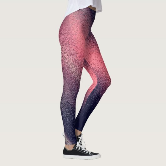 Glitzer Abstraktes Muster Leggings (Rechts)