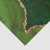 Glitzer Agate für Green und Gold Imitate Seidenpapier (Ausschnitt)