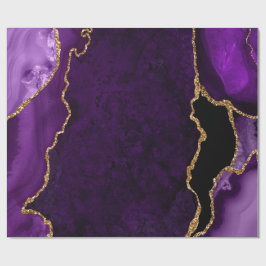 Glitzer Agate für lila Imitate Geschenkpapier