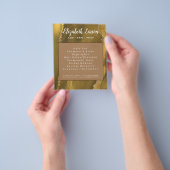 Glitzer Agate Makeup Artist Salon Flyer (Gruppe)