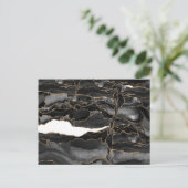 Glitzer Agate Postkarte (Stehend Vorderseite)