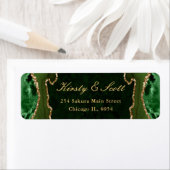 Glitzer Agate Wedding: Green and Gold Imitats (Insitu)