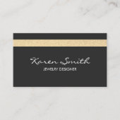 Glitzer-Akzent Visitenkarte (Vorderseite)