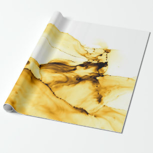 Glitzer Alkohol Tinte Art. Japanischer Tintenstil. Geschenkpapier