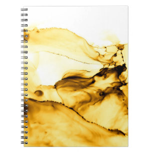 Glitzer Alkohol Tinte Art. Japanischer Tintenstil. Notizblock