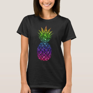 Glitzer Ananas T-Shirt