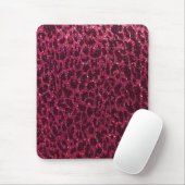 Glitzer Animal Print Chic Elegante Moderne Glitzer Mousepad (Mit Mouse)