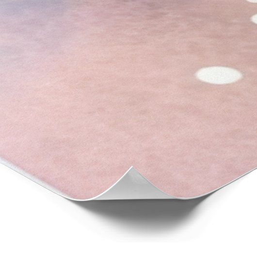 *~* Glitzer AP60 Küstenmeer Sandstrand-Welle Poster (Ecke)