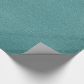 Glitzer aquamarin / Blau Imitate Geschenkpapier (Ecke)