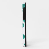 Glitzer aquamariner iPhone Fall Case-Mate iPhone Hülle (Hinten/Links)