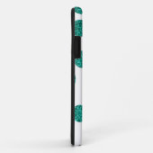 Glitzer aquamariner iPhone Fall Case-Mate iPhone Hülle (Hinten/Rechts)