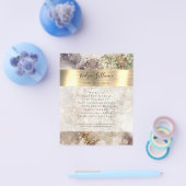 Glitzer Aquarell und Fohlen Flyer (Einzeln)