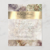 Glitzer Aquarell und Fohlen Flyer (Vorne)