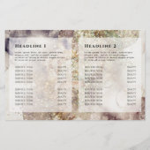 Glitzer Aquarell- und Folienbroschüre (Rückseite)