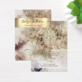 Glitzer Aquarell- und Folienschmuckkarte (Schreibtisch)