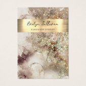 Glitzer Aquarell- und Folienschmuckkarte (Vorderseite)