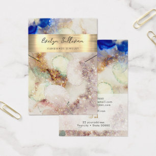 Glitzer Aquarellfarben Imitate Folie Halskette Dis