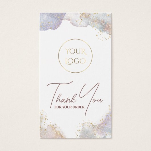 Glitzer Aquarellform Beilage (Vorderseite)