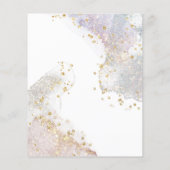 Glitzer Aquarellformen Flyer (Hinten)