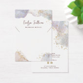 Glitzer Aquarellformen Halskette-Display-Karte (Schreibtisch)