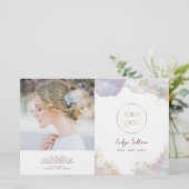 Glitzer Aquarellformen zweifache Broschüre (Stehend Vorderseite)