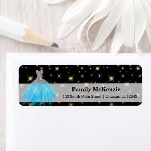 Glitzer Aquarellkleider (Insitu)