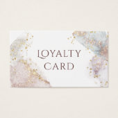 Glitzer Aquarelltafel formt Treuekarte (Vorderseite)