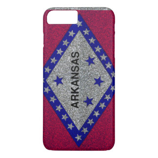 Glitzer Arkansas Flag iPhone 7 Fall Case-Mate iPhone Hülle