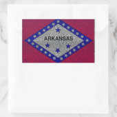 Glitzer Arkansas Rechteck Aufkleber (Tasche)