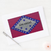 Glitzer Arkansas Rechteck Aufkleber (Umschlag)