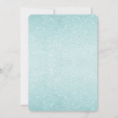 Glitzer Art Deco Party zum Entspannen Einladung (Rückseite)