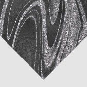 Glitzer auf schwarz schimmernd seidenpapier (Ausschnitt)