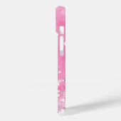 Glitzer aus Baumwolle niedlich rosa gürtlich Case-Mate iPhone Hülle (Rückseite / Links)