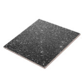 Glitzer aus grauem Silber Fliese (Seite)