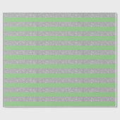 Glitzer aus Sage Green und Silver Geschenkpapier (Flach)